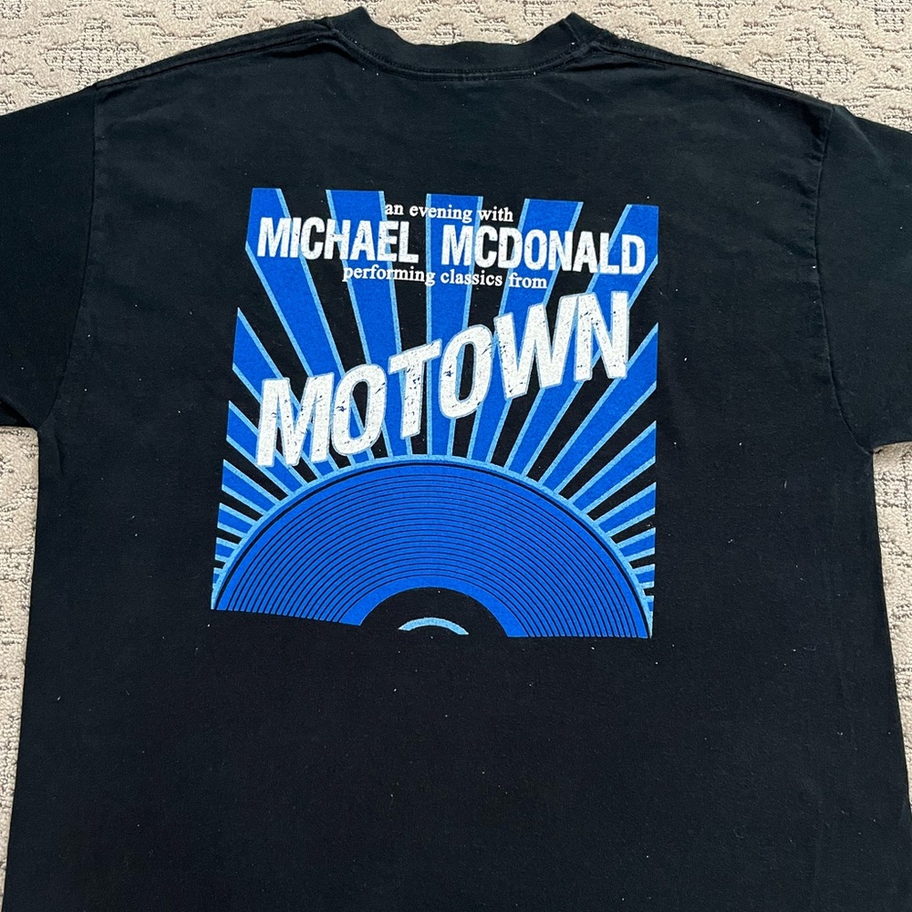 🎸 '03 Michael McDonald Performing Classics From Motown Album Vintage 2 Side Tee